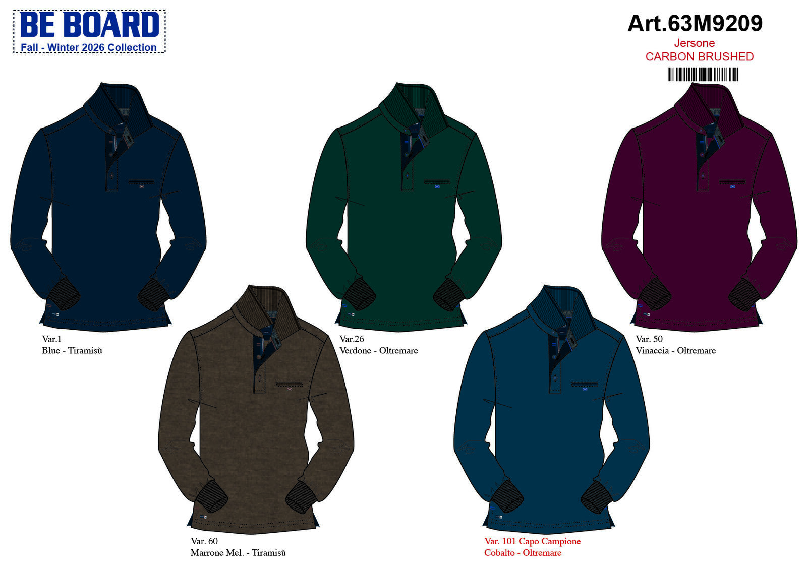 POLO CONFORMATA UOMO M/L 63M9209C Tellini S.R.L. Velkoobchodní oblečení